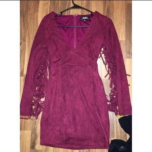 Lulus Still Wild Fringe Dress